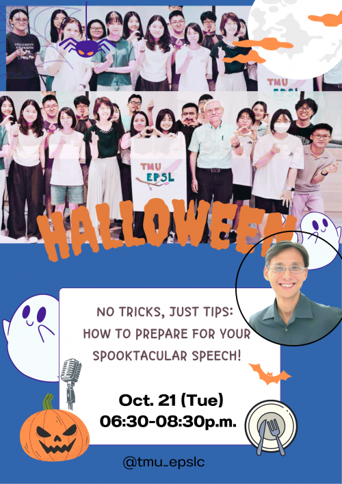 No Tricks, Just Tips:  How to Prepare for Your Spooktacular Speech!